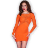 Chilirose - Cr 4682 Robe Orange S/M